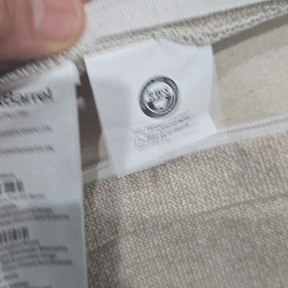 Crate & Barrel Neutral Textured Pillow Cover.